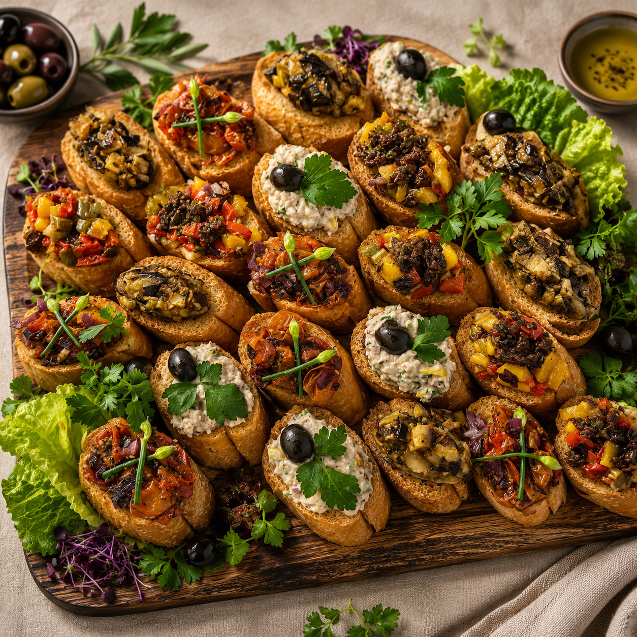 Bruscetta platter (22 piece approx)