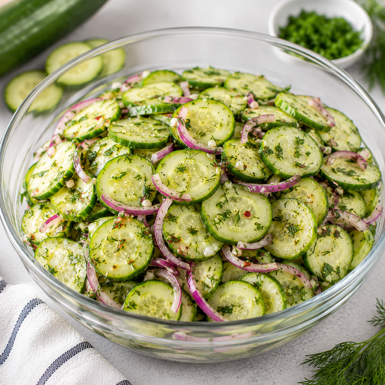 Cucumber Salad - Large Bowl - 48oz