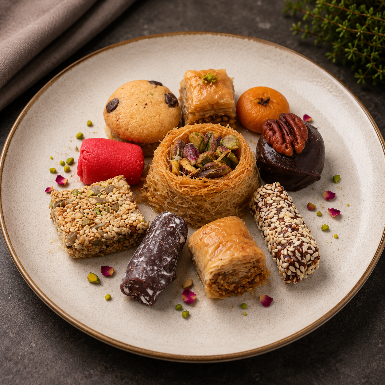 Baklava and Petit Fours