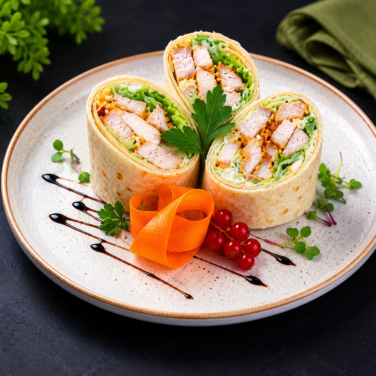 Chicken Goujon & Garlic Sauce Wrap
