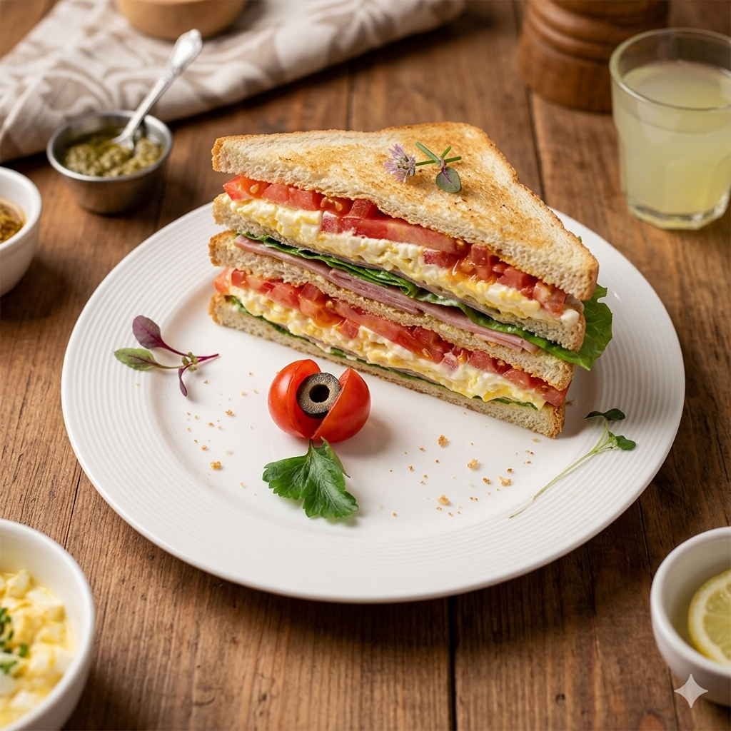 Cheese Mix & Tomato Sandwich
