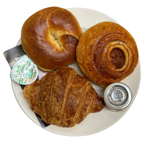 Bakery items - Bagel, Croissant & Danish Pastry