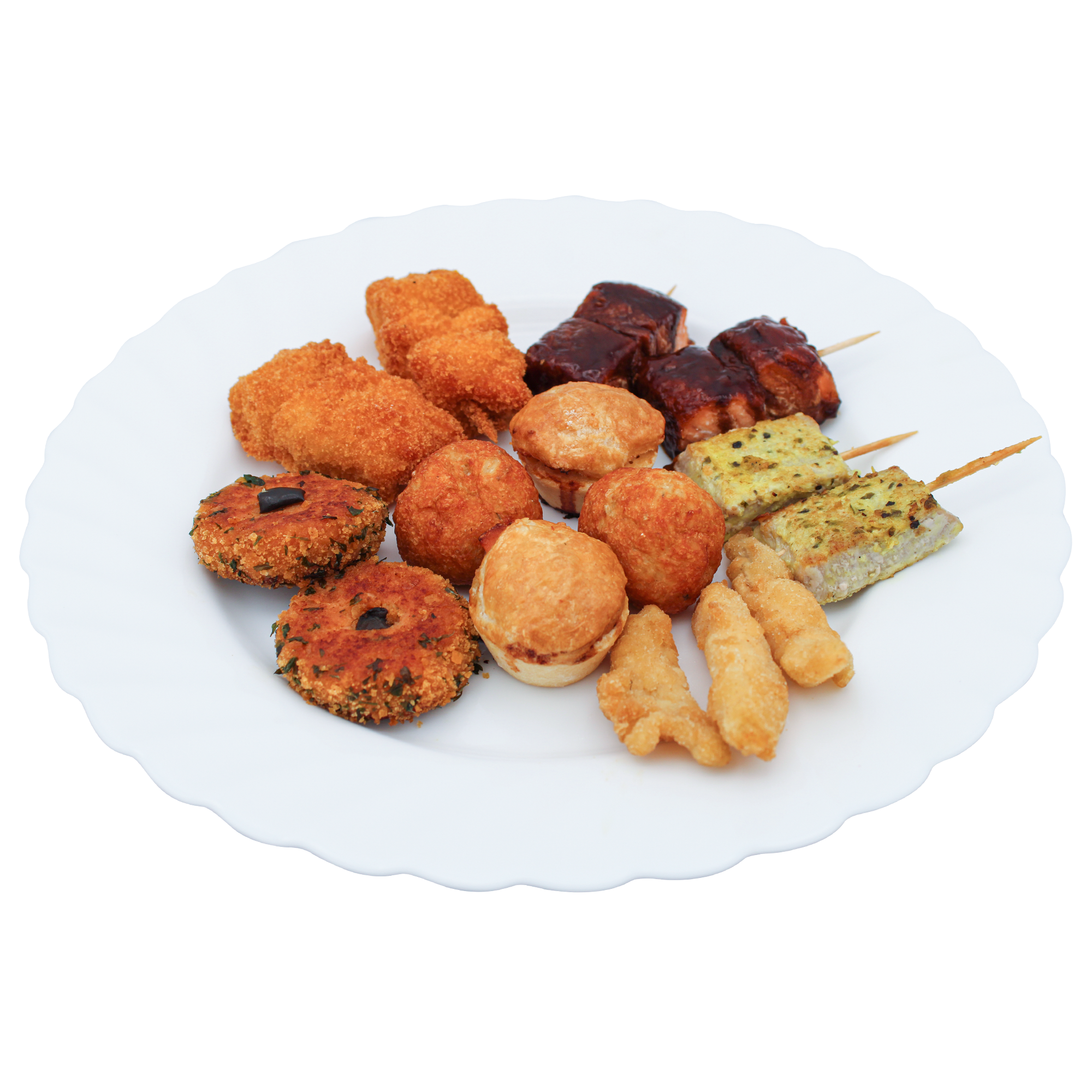 Cold Canapés to include chef's choice of Assorted Vegetarian options - 8 pcs (China)