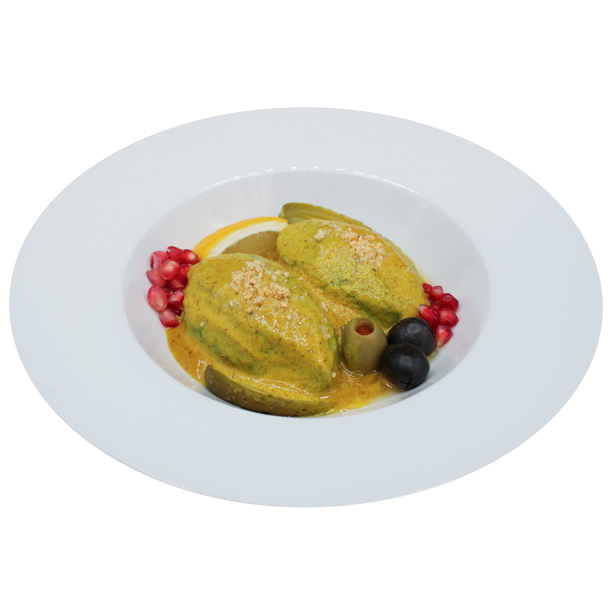 Stuffed/Fanned Avocado Pear