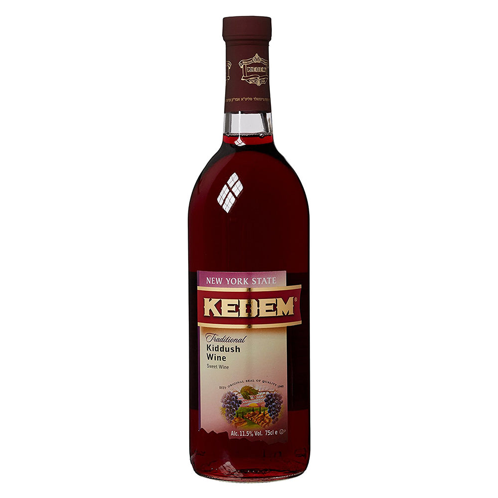 Kedem Traditional (Mevushal) (750ml) - Kiddish Wine