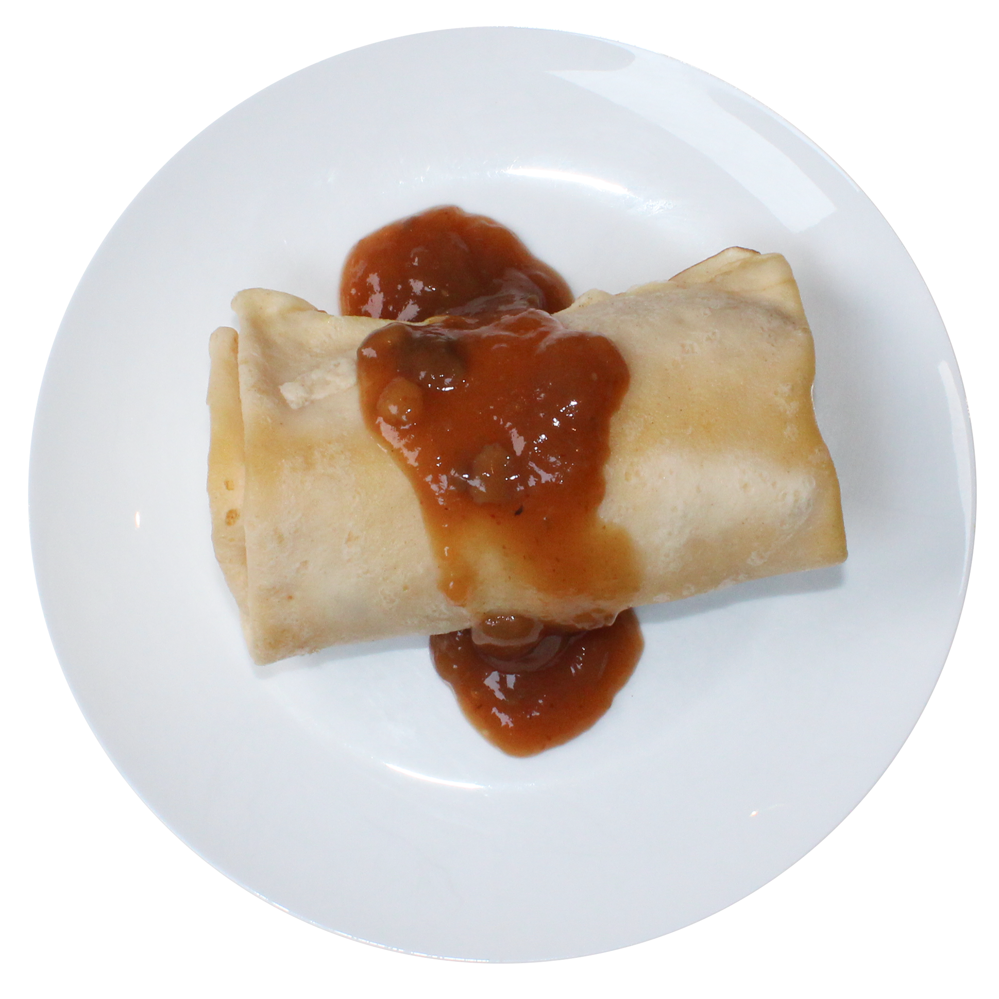 Chicken Blintz with sauce