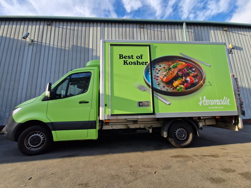 Hermolis Goes Green: Unveiling the Eco-Friendly Gourmet Delivery Van