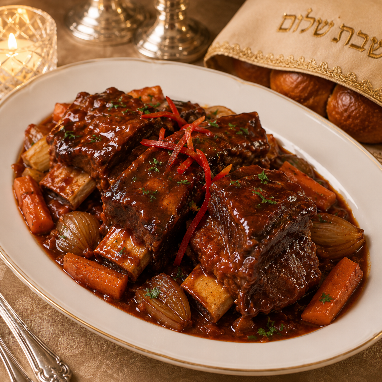 Spare Ribs in BBQ sauce