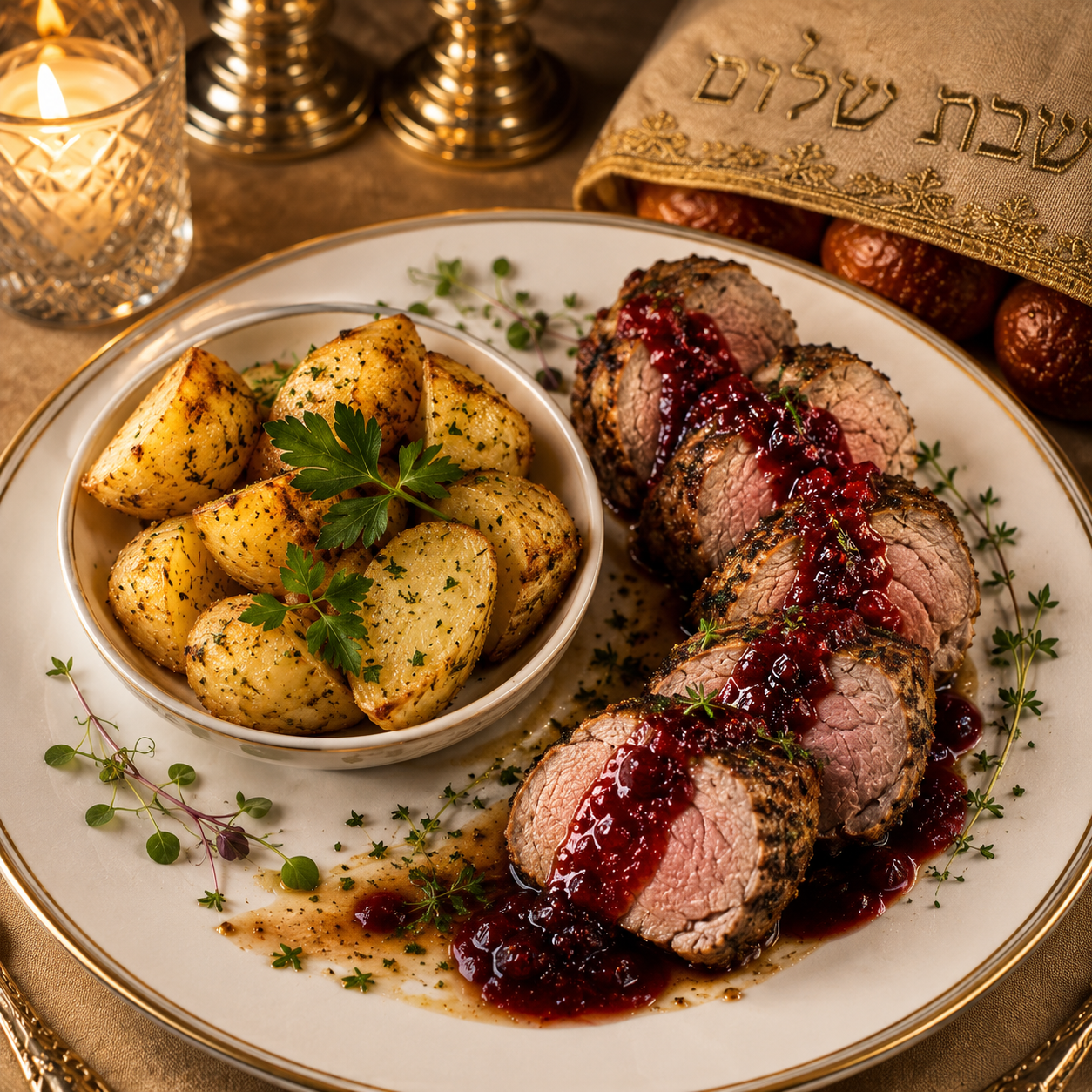 Pan Fried Fillet of Lamb