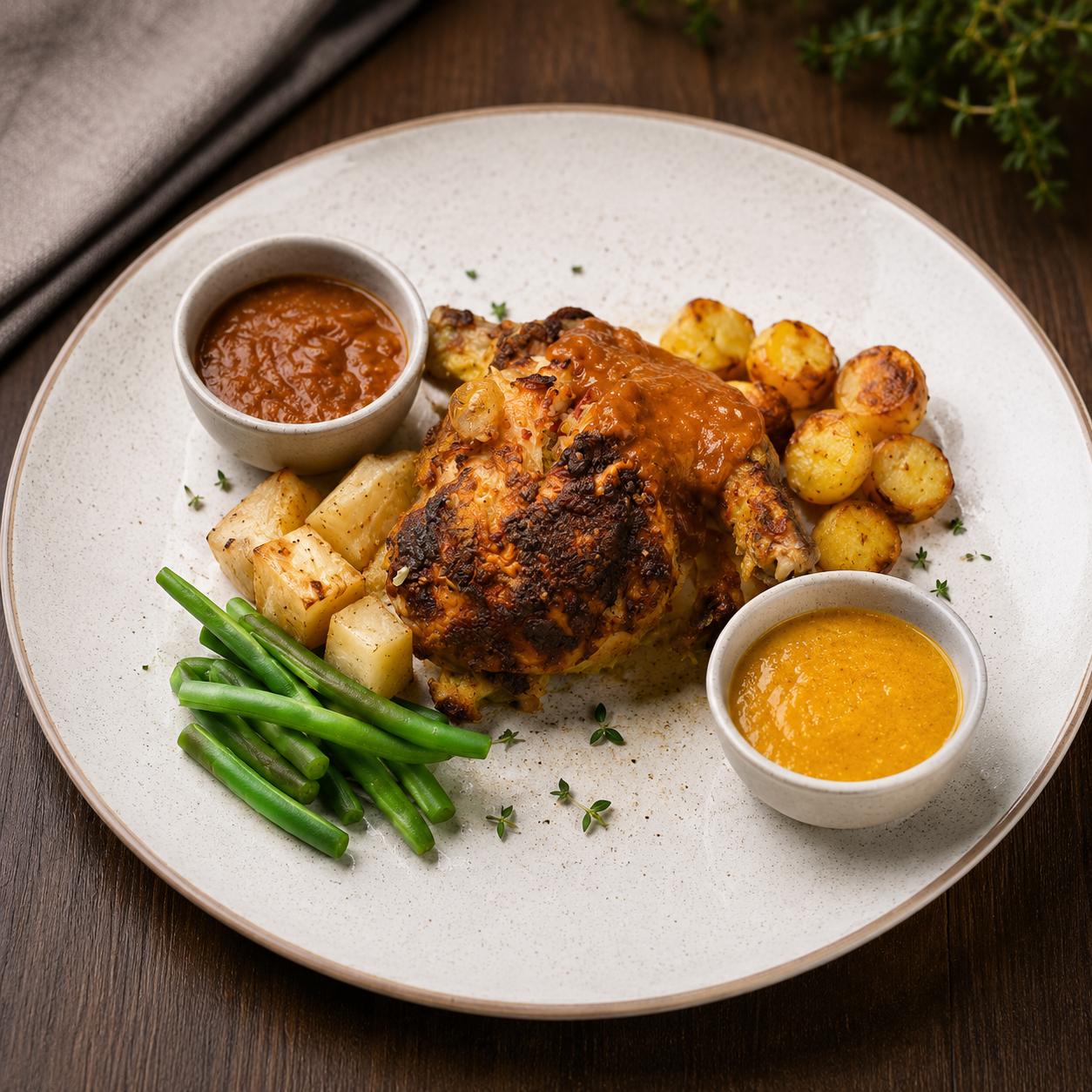 Stuffed Poussin
