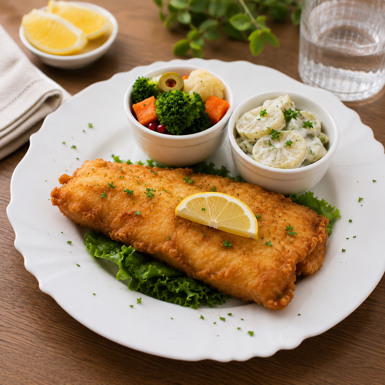 Fried Haddock