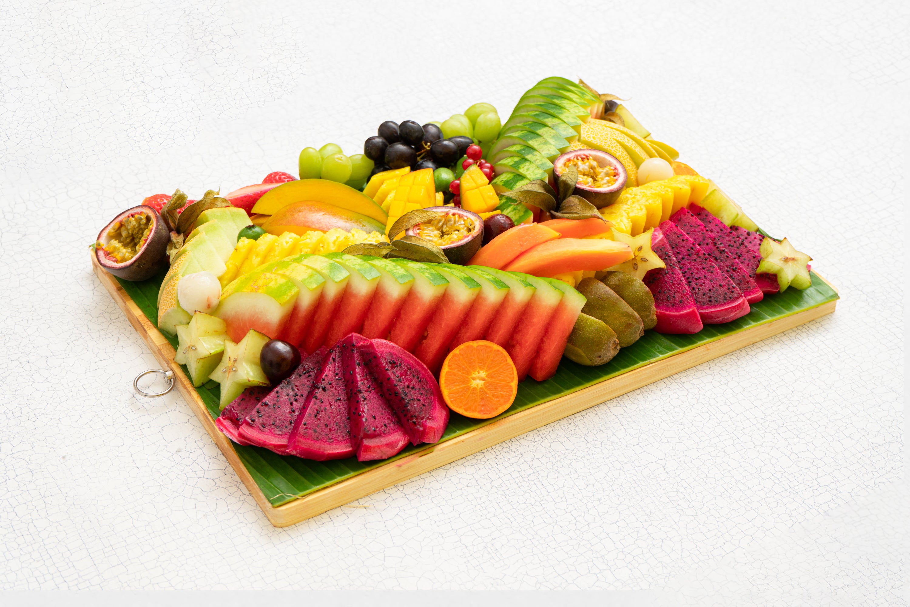 Fruit Platter on wooden board (serves approx 10-14 people)
