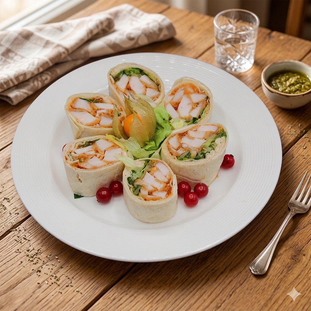 Chicken Goujon & Sweet Chilli Sauce Wrap