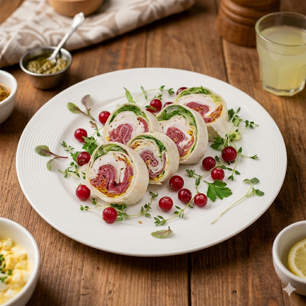 Chicken & Salt Beef Wrap
