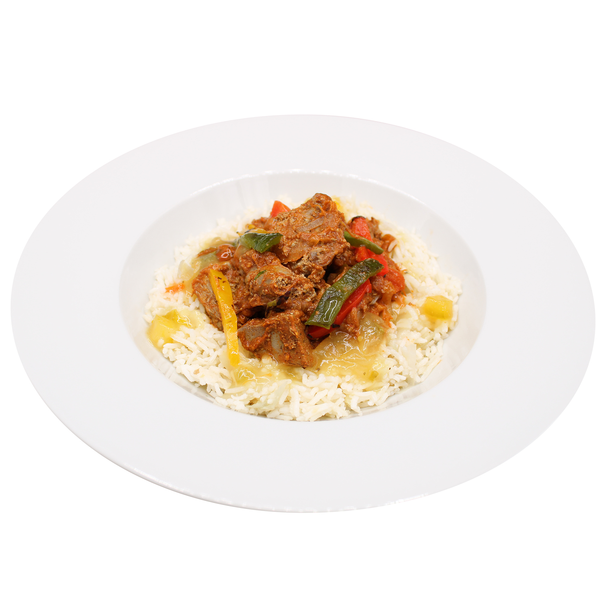 Stewed Chicken Liver With Rice