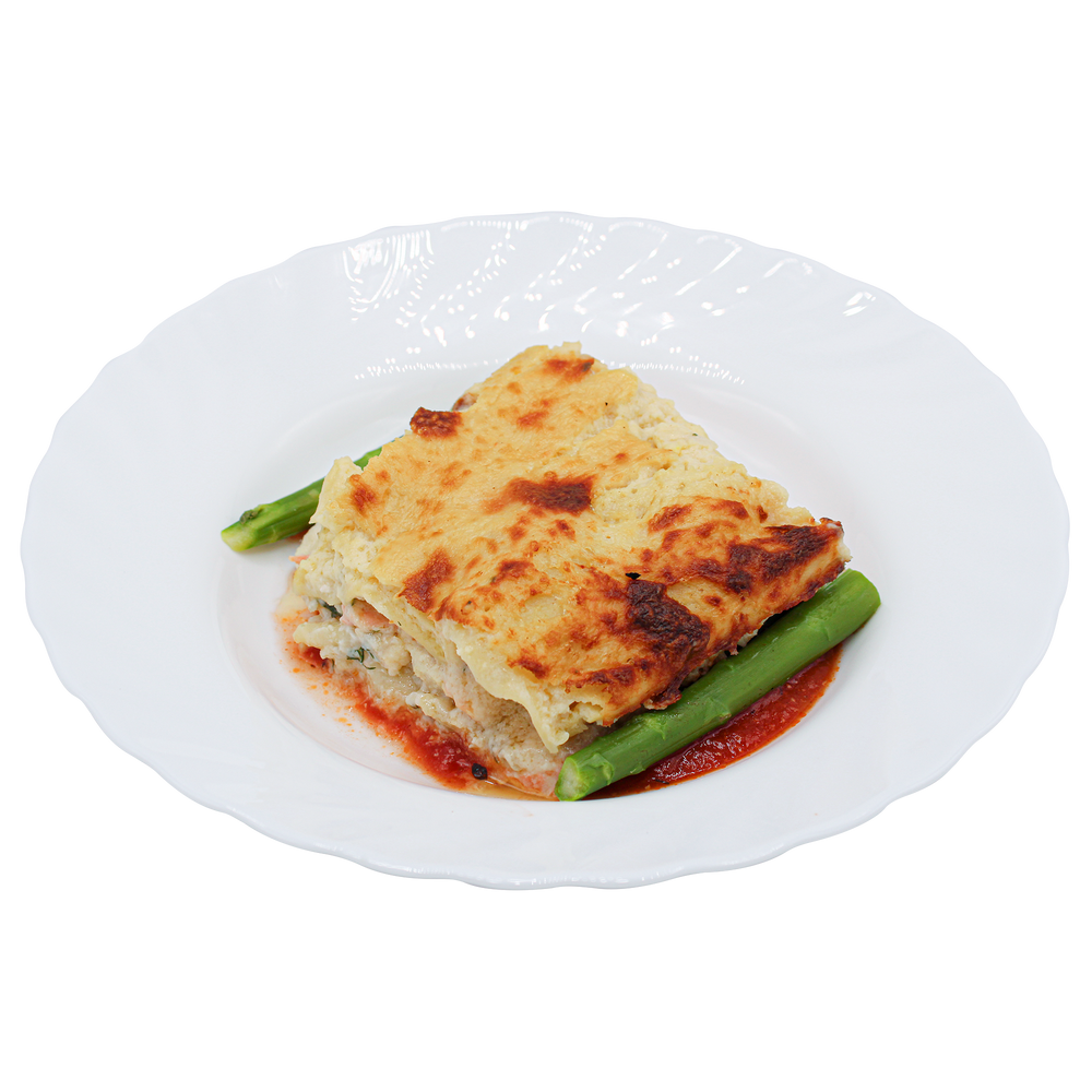 Fish Lasagne With Tomato Sauce
