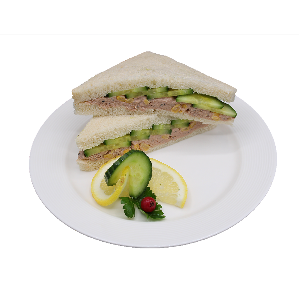 Tuna Mayonnaise Sweetcorn & Cucumber Sandwich