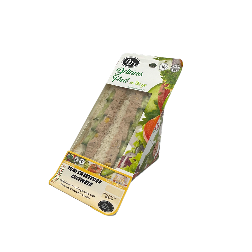 Tuna Mayonnaise Sweetcorn & Cucumber Sandwich